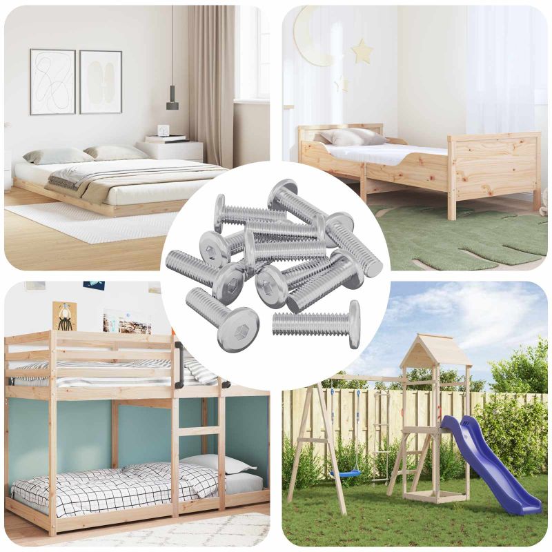 864600_1.jpg vidaXL Skrutka 1593 pcs Strieborná 8 x 25 mm Oceľ – Obrázok 1