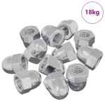 vidaXL Matica 9574 pcs Strieborná M6 x 10 mm Železo – Obrázok 2