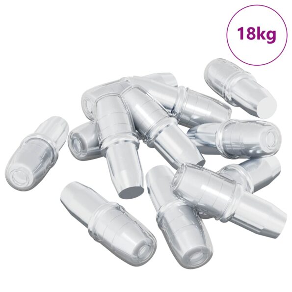 vidaXL Policová klin 7200 pcs Strieborná 7 x 16 mm Železo – Obrázok 2