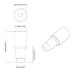 vidaXL Policová klin 7200 pcs Strieborná 7 x 16 mm Železo – Obrázok 6