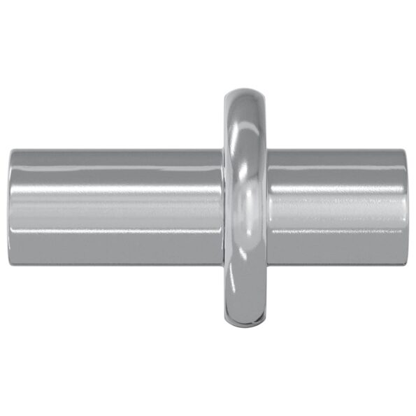 vidaXL Policová klin 2 pcs Strieborná 8,6 x 8,6 x 14,6 mm Oceľ – Obrázok 3