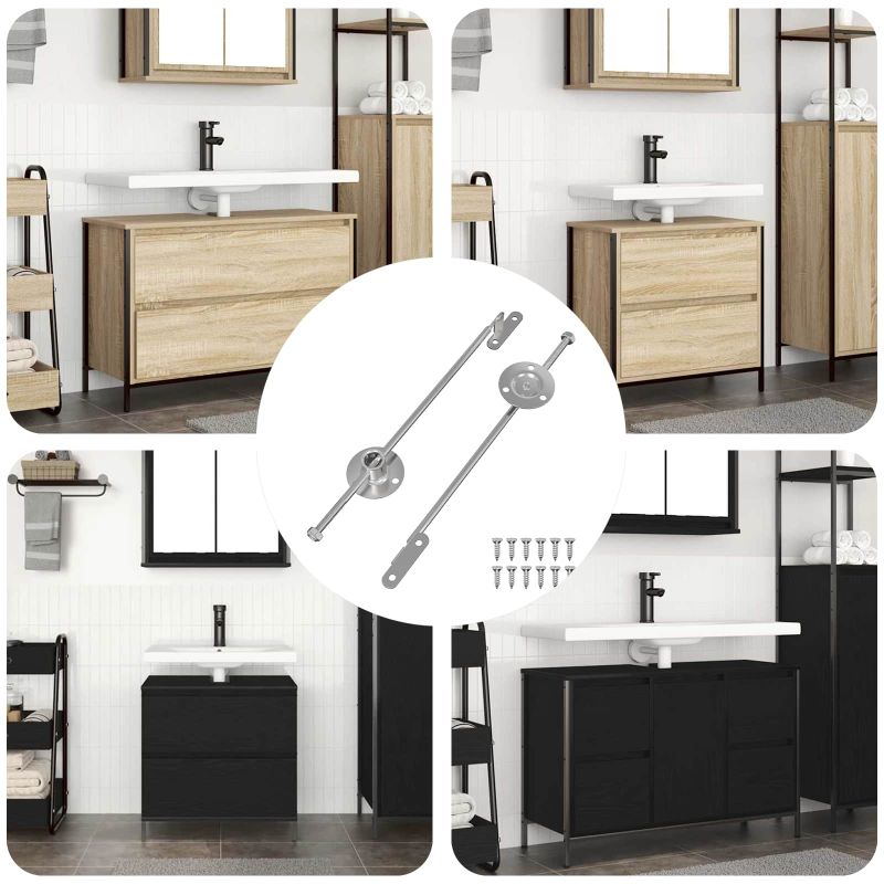 864624_1.jpg vidaXL Ťahový pánt 2 pcs Strieborná 190 mm Železo – Obrázok 1