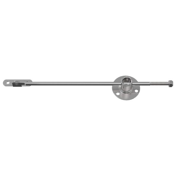 vidaXL Ťahový pánt 2 pcs Strieborná 190 mm Železo – Obrázok 5