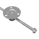 vidaXL Ťahový pánt 2 pcs Strieborná 190 mm Železo – Obrázok 7