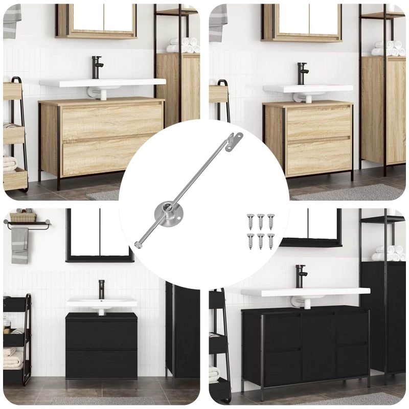 864625_1.jpg vidaXL Ťahový pánt 12 pcs Strieborná 190 mm Kov – Obrázok 1