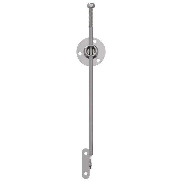 vidaXL Ťahový pánt 12 pcs Strieborná 190 mm Kov – Obrázok 4