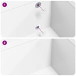 vidaXL Nálepka 12 pcs Biela Ø 20 x 0,5 mm Papier – Obrázok 5