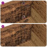 vidaXL Samolepiaci obal na skrutky 2 pcs Staré drevo Ø 20 x 0,5 mm – Obrázok 5