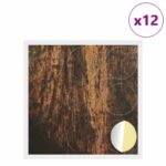vidaXL Samolepiaci obal na skrutky 12 pcs Staré drevo Ø 20 x 0,5 mm – Obrázok 3