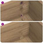 vidaXL Samolepiaci obal na skrutky 12 pcs Remeselný dub Ø 20 x 0,5 mm – Obrázok 5