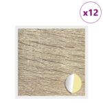 vidaXL Samolepiaci obal na skrutky 12 pcs Sonoma dub Ø 20 x 0,5 mm – Obrázok 2
