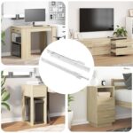 vidaXL Posuv zásuvky 2 pcs Biela 250 mm Oceľ