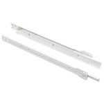 vidaXL Posuv zásuvky 2 pcs Biela 350 mm Oceľ – Obrázok 2