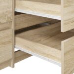 vidaXL Posuv zásuvky 12 pcs Biela 400 mm Oceľ – Obrázok 6