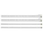 vidaXL Posuv zásuvky 12 pcs Biela 450 mm Oceľ – Obrázok 3