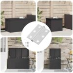 vidaXL Pánt 12 pcs Strieborná 50 x 38 x 1,3 mm Oceľ