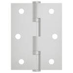 vidaXL Pánt 720 pcs Strieborná 50 x 38 x 1,3 mm Oceľ – Obrázok 6