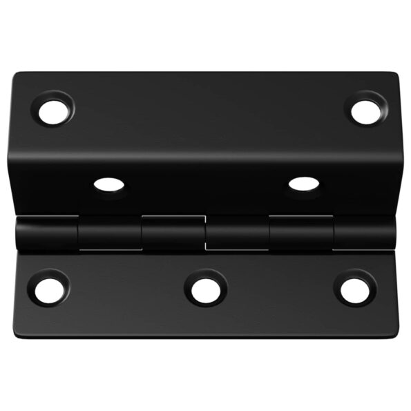 vidaXL Pánt 2 pcs Čierna 38 x 17 x 60 mm Železo – Obrázok 5