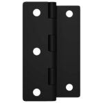 vidaXL Pánt 2 pcs Čierna 38 x 17 x 60 mm Železo – Obrázok 6