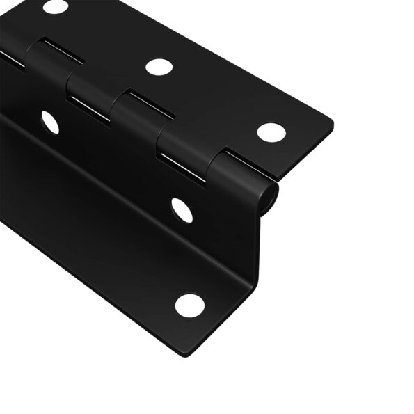 vidaXL Pánt 2 pcs Čierna 38 x 17 x 60 mm Železo – Obrázok 7