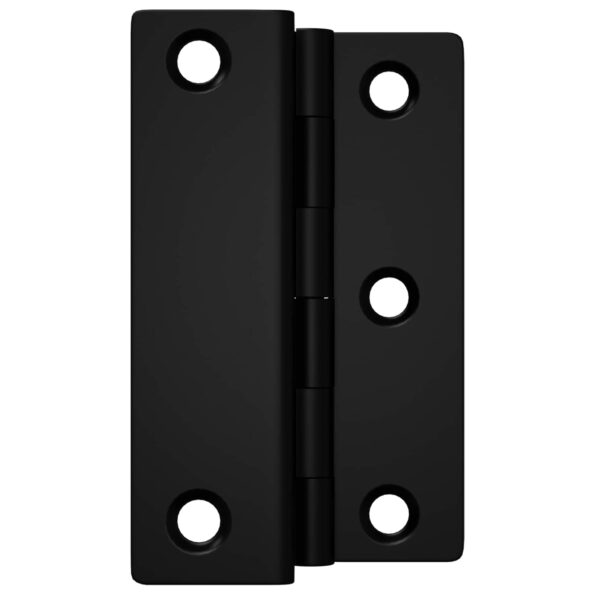 vidaXL Pánt 12 pcs Čierna 38 x 17 x 60 mm Železo – Obrázok 4