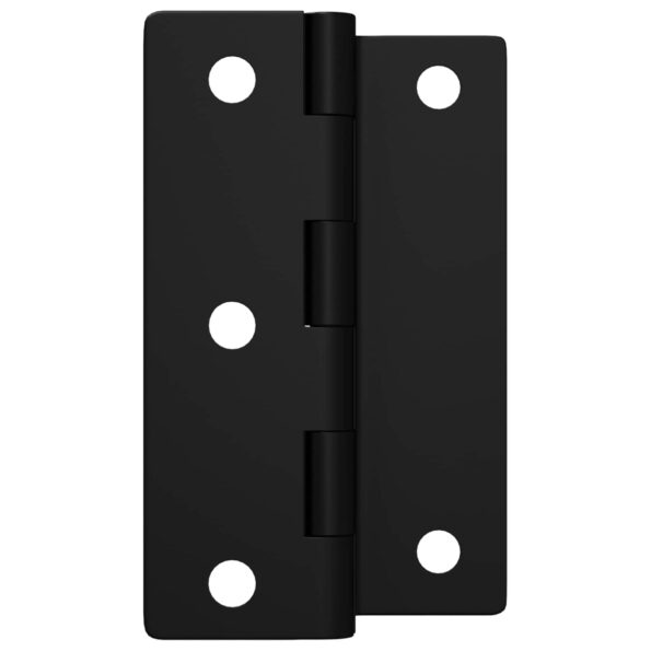 vidaXL Pánt 12 pcs Čierna 38 x 17 x 60 mm Železo – Obrázok 6