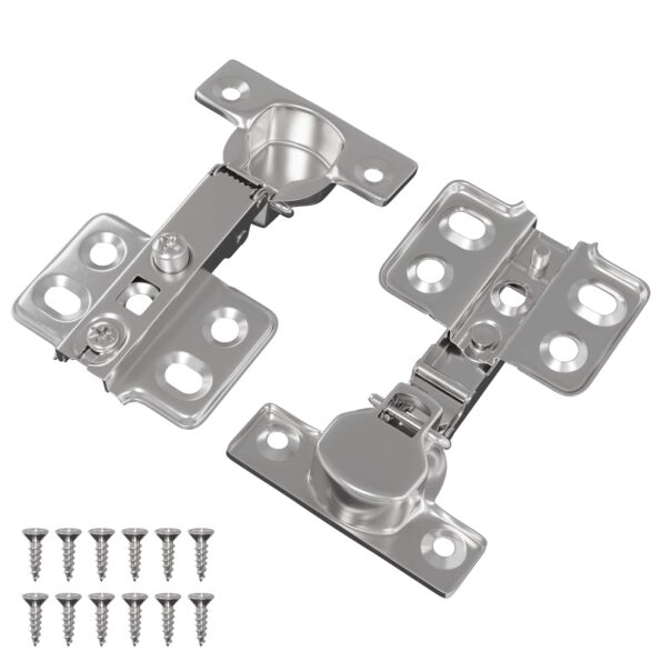 vidaXL Pánt 2 pcs Niklová 85 x 52,5 x 9,5 mm Železo – Obrázok 2