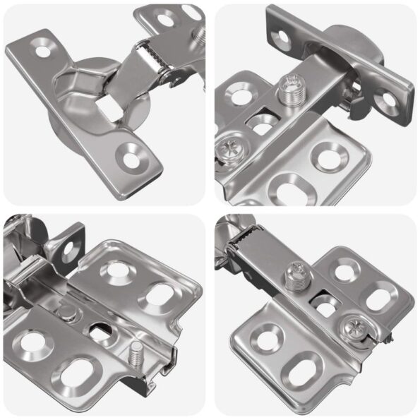 vidaXL Pánt 2 pcs Niklová 85 x 52,5 x 9,5 mm Železo – Obrázok 7