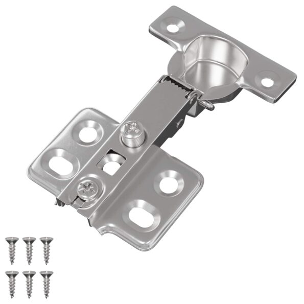 vidaXL Pánt 12 pcs Niklová 26 mm Železo – Obrázok 2