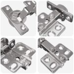 vidaXL Pánt 257 pcs Niklová 85 x 52,5 x 9,5 mm Železo – Obrázok 7