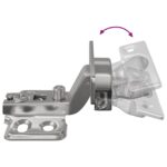 vidaXL Pánt 2 pcs Niklová 26 mm Železo – Obrázok 8