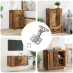 vidaXL Pánt 254 pcs Niklová 26 mm Železo