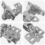 vidaXL Pánt 12 pcs Niklová 35 mm Železo – Obrázok 7