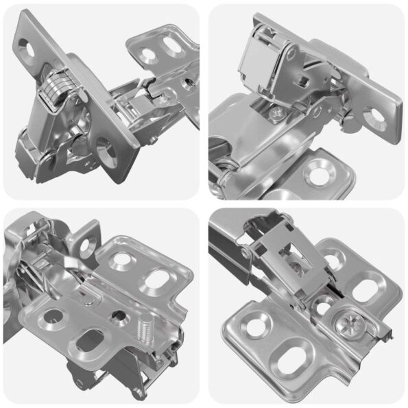 vidaXL Pánt 12 pcs Niklová 35 mm Železo – Obrázok 7