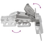 vidaXL Pánt 12 pcs Niklová 35 mm Železo – Obrázok 8