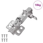 vidaXL Pánt 126 pcs Niklová 139 x 64,1 x 10 mm Železo – Obrázok 2