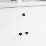 vidaXL rukoväť 2 pcs Čierna Ø30 mm Hliník