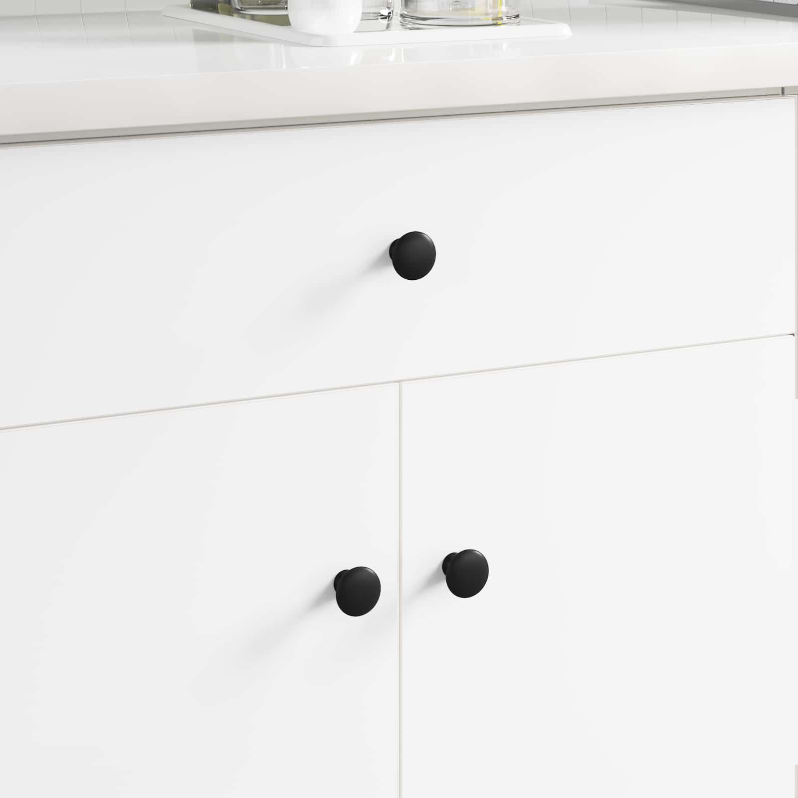 864704_1.jpg vidaXL rukoväť 2 pcs Čierna Ø30 mm Hliník – Obrázok 1