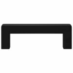 vidaXL Rukoväť nábytku 12 pcs Čierna 110 x 12 x 36 mm Železo – Obrázok 4