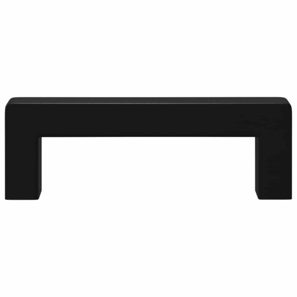 vidaXL Rukoväť nábytku 12 pcs Čierna 110 x 12 x 36 mm Železo – Obrázok 4