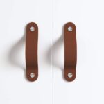 vidaXL Rukoväte na kuchyňu 2 pcs Hnedá 96 mm PU – Obrázok 6