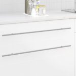 vidaXL Rukoväť skrine 2 pcs Strieborná 800 mm Nerezová oceľ