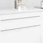 vidaXL Rukoväť skrine 2 pcs Strieborná 0 Nerezová oceľ