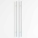 vidaXL Rukoväť skrine 2 pcs Strieborná 0 Nerezová oceľ – Obrázok 6