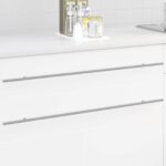 vidaXL Rukoväť skrine 12 pcs Strieborná 0 Nerezová oceľ