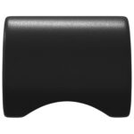 vidaXL Gombík na skriňu 12 pcs Čierna 18 x 23 mm Železo – Obrázok 4