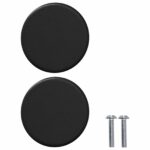 vidaXL Gombík na skriňu 12 pcs Čierna 18 x 23 mm Železo – Obrázok 5