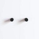 vidaXL Gombík na skriňu 12 pcs Čierna 18 x 23 mm Železo – Obrázok 6