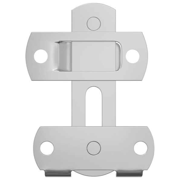 vidaXL Zámok dverí 12 pcs Strieborná 70 x 8 mm Oceľ – Obrázok 6