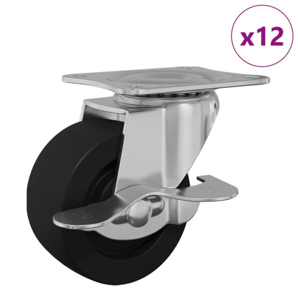 vidaXL Pojazd 12 pcs Čierna a strieborná 50,7 x 50,7 x 24,4 mm – Obrázok 2